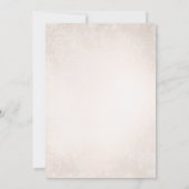 Timeless Romantic Vineyard Rustic Wedding Kaart (Achterkant)