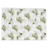 Timeless Sage Olive Wataercolor Chic Groot Cadeauzakje (Achterkant)