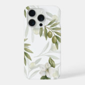 Timeless Sage Olive Wataercolor Chic  iPhone Hoesje (Achterkant)
