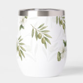 Timeless Sage Olive Watercolor Chic (Achterkant)