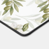 Timeless Sage Olive Watercolor Chic Bureaumat (Hoek)