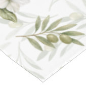 Timeless Sage Olive Watercolor Chic  Tafelkleed (Gekanteld)