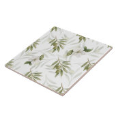 Timeless Sage Olive Watercolor Chic  Tegeltje (Zijkant)