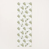 Timeless Sage Olive Watercolor Name  Yogamat (Achterkant)