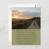 Timeless Samhain Sunset Briefkaart (Voorkant / Achterkant)