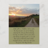 Timeless Samhain Sunset Briefkaart (Voorkant)