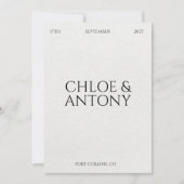 Timeless, Save The Date (Voorkant)