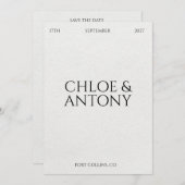 Timeless, Save The Date (Voorkant / Achterkant)