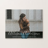 Timeless Script Photo Afstuderen Legpuzzel (Horizontaal)