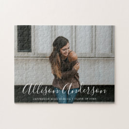 Timeless Script Photo Afstuderen Legpuzzel
