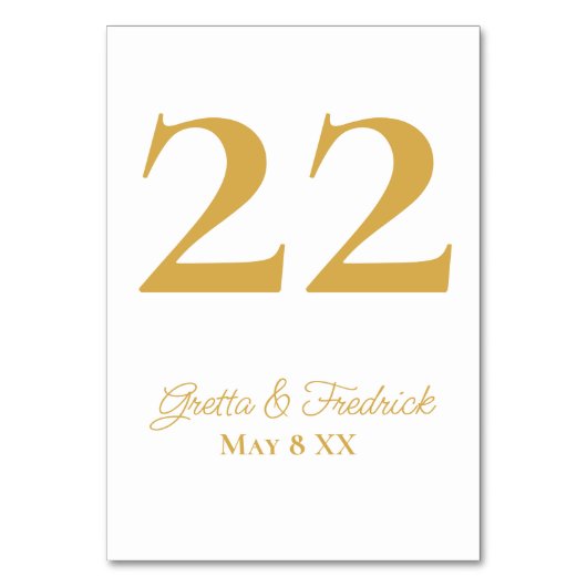 Timeless Simple Elegance Gold Script Weddenschap Kaart (Voorkant)