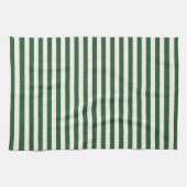 Timeless Stripes Green Theedoek (Horizontaal)