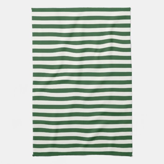 Timeless Stripes Green Theedoek (Verticaal)
