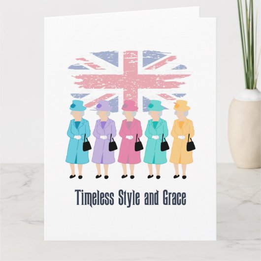 Timeless Style en Grace- RIP Queen Elizabeth II Kaart (Voorkant)