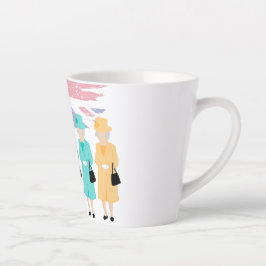 Timeless Style en Grace- RIP Queen Elizabeth II Latte Mok