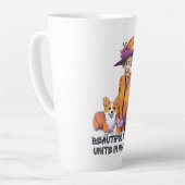 Timeless Style en Grace- RIP Queen Elizabeth II Latte Mok (Linkerhoek)