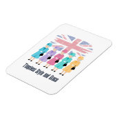 Timeless Style en Grace- RIP Queen Elizabeth II Magneet (Linkerzijde)