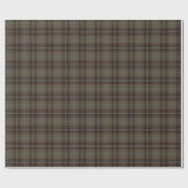 Timeless Tartan Plaid Brown Gray Ralph Christmas Cadeaupapier (Vlak)