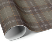 Timeless Tartan Plaid Brown Gray Ralph Christmas Cadeaupapier (Rol Hoek)