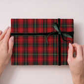 Timeless Tartan Plaid Red Black Ralph Christmas Cadeaupapier