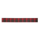 Timeless Tartan Plaid Red Black Ralph Christmas Satijnen Lint (Voorkant)