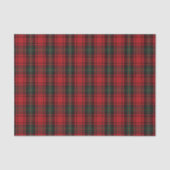 Timeless Tartan Plaid Red Black Ralph Christmas Tissuepapier (Voorkant)