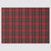Timeless Tartan Plaid Red Black Ralph Christmas Tissuepapier (Voorkant)