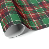 Timeless Tartan Plaid Red Green Ralph Christmas Cadeaupapier (Rol Hoek)
