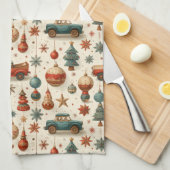 Timeless Toy Car Theedoek (Quarter Fold)