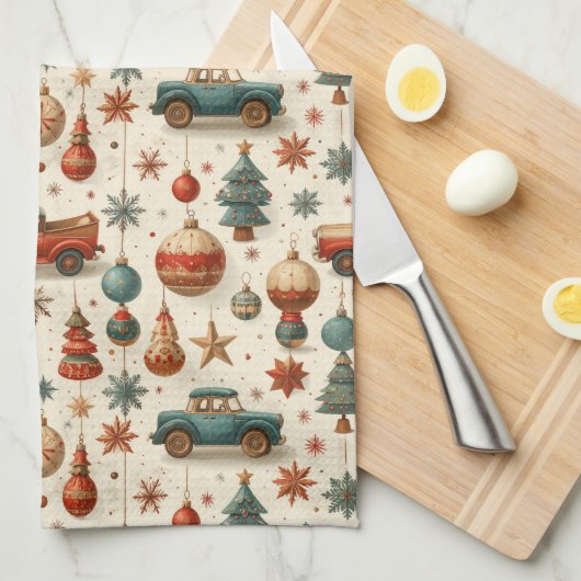 Timeless Toy Car Theedoek (Quarter Fold)