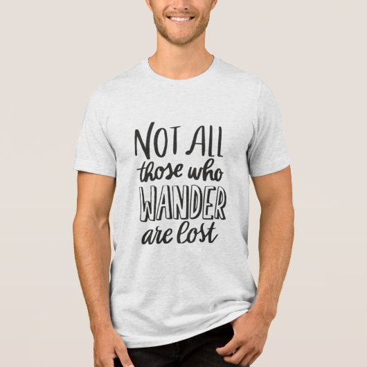 Timeless Traveler’s Mantra Tri-Blend Shirt (Voorkant)