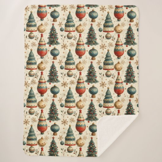 Timeless Tree Sherpa Deken (Voorkant)