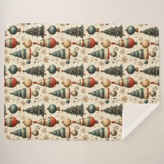 Timeless Tree Sherpa Deken (Voorkant (horizontaal))