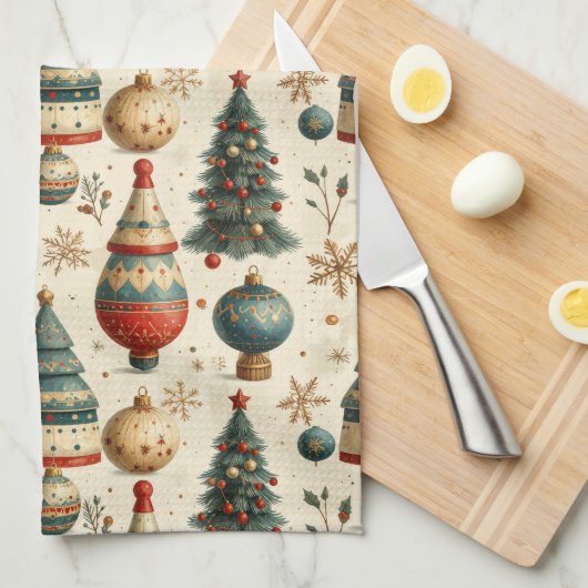 Timeless tree theedoek (Quarter Fold)