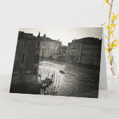 TIMELESS VENICE Folted Wenskaart Kaart (Gele Bloem)