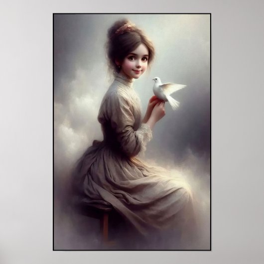 Timeless Victorian Era Elegance Wall Poster (Voorkant)