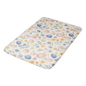 Timeless Watercolor Pastel Bunny Flowers Eggs Badmat (Gekanteld)