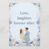 Timeless Wedding Invitation – Customizable Kaart (Achterkant)