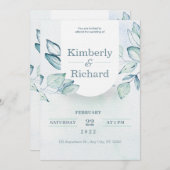 Timeless Wedding Invitation | Elegant Minimal  Kaart (Voorkant / Achterkant)