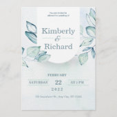 Timeless Wedding Invitation | Elegant Minimal  Kaart (Voorkant)