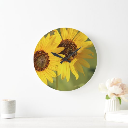 Timeless Wild Sunflowers and Bees  Grote Klok (Huis)