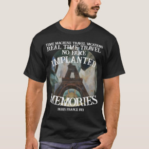 TimeMachine Reis Parijs Frankrijk Vakantie Tour T-shirt
