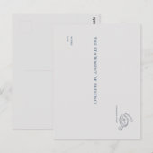 Timepiece- Minimalist Union Witness Postcard Briefkaart (Voorkant / Achterkant)