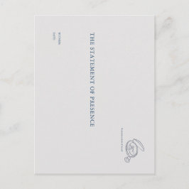 Timepiece- Minimalist Union Witness Postcard Briefkaart