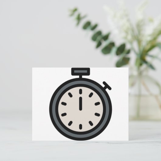 timer briefkaart (Staand voorkant)