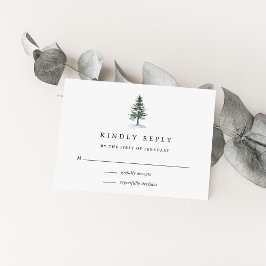 Timer Grove RSVP-kaart RSVP Kaartje