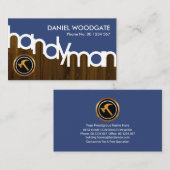 Timer Layer Handyman Border Visitekaartje (Voorkant / Achterkant)