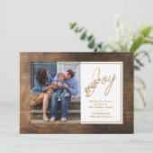 Timer Lijst kerstfeestdag Feestdagenkaart (Staand voorkant)