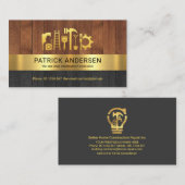 Timer Panels Gold Stripe Handyman Tools Visitekaartje (Voorkant / Achterkant)