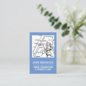 Timer-reservering en Eigendomszorg Visitekaartje (Staand voorkant)